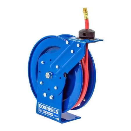 Coxreels Coxreels 1/4"x35' 300 PSI Spring Retractable Low Pressure Steel Hose Reel P-LP-135